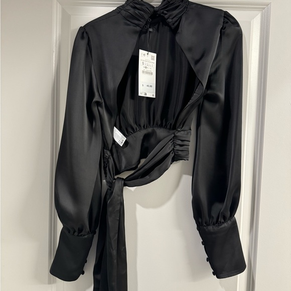 Zara black backless top - Picture 4 of 5